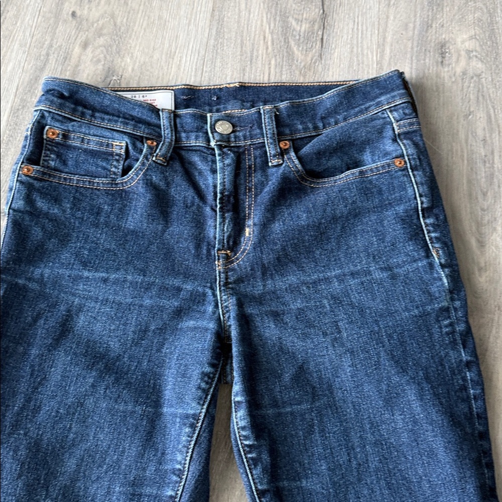 GAP Dark Blue Skinny Jeans for Women size 28 - Picture 4 of 9